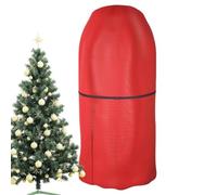 Upright Christmas Tree Storage Bag 5ft, Waterproof Dustproof Oxford Cloth Storage Cover with Adjustable Straps, Zipper & Drawstring, Christmas Tree Cover for Artificial Tree Standing with Ornaments