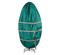 Upright Christmas Tree Storage Bag - Canvas Cover for 7.5-Foot Artificial Trees, Inflatables, and Christmas Decorations by Tiny Tim Totes (Green)