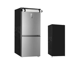 Upright Freezer Cover | Waterproof Upright Freezer Cover | for Protecting Upright Freezers/Beverage Refrigerator | Outdoor Refrigerator Cover (58x58x142 cm)