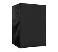 Upright Freezer Cover - Zipper Oxford Fabric Protector, Multipurpose Fridge Dust Shield, Carry Handle Design | Kitchen Restaurant Accessory Outdoor Indoor Appliance Protection Cover For Storage Clean