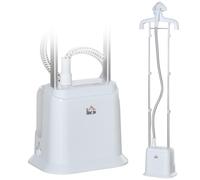 Upright Garment Clothes Steamer, 45s Fast Heat-up, 1.7L Tank White w/