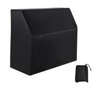 Upright Instrument Cover 420D Oxford Dust for proof - Silver Coated Moisture Barrier for Indoor Outdoor Use - 153x65x110cm Black Full Protection Case(153 * 65 * 110cm)