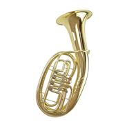 Upright Key B Flat Major Tenor Horn Super Euphonium Three Keys(5)