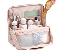 Upright Makeup Bag Toiletry Storage Case with Magnetic Closure