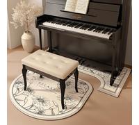 Upright Piano Carpet Protector,Hardwearing Non Slip Chair Mat for Home Decor Living Room Study Playing