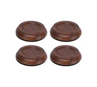Upright Piano Caster Cups 4Pcs Piano Caster Cup Solid Wood Furniture Black Walnut Coaster Non Slip Floor Protector for Furniture Piano Caster Cups