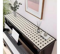 Upright Piano/Consoles Top Protector Mat, 20 16 12 8 Inch Wide Table Runner/Dust Cover for Dresser/TV Cabinet/Window Sill/Shoe Rack/Nightstand(Brown,20x60in)