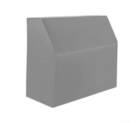 Upright Piano Cover 420D Oxford Waterproof Dustproof Full Pianoforte Protector With Drawstring - For Indoor Outdoor Use Black 60X24x43 Inch, Black Full Body Cover(Gray)