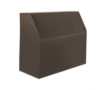 Upright Piano Cover 420D Oxford Waterproof Dustproof Full Pianoforte Protector With Drawstring - For Indoor Outdoor Use Black 60X24x43 Inch, Black Full Body Cover(Coffee)