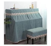 Upright Piano Top Cover Thick Full Chair proof(Green,Single cover)