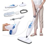 Upright Steam Cleaner 1500W Electric Steam Mop with 400ml Water Tank, 4.8m Long Cord & 2 Reusable Mop Pads, 20s Fast Heat-up Hardwood/Marble/Tile/Laminate/Ceramic Floor Steamer