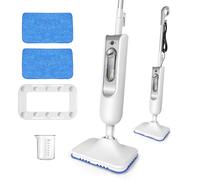 Upright Steamer Cleaner, 1500W Electric Steaming Cleaners Mops, Kills 99.9% of Bacteria Around the Home, 400ML Water Tank Capacity for Floors Windows and Carpet