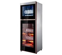 Upright Sterilizing Cabinet, Stainless Steel Disinfection Cabinet for Tableware and Dishes - 168L/198L Capacity