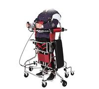 Upright Walker for Seniors with Seat, Height Adjustment 8-Wheel Walker,Hemiplegia Rehabilitation Standing Frame Adult Portable Walker Walking Aid (Color : With Handbrake, Size : Men)