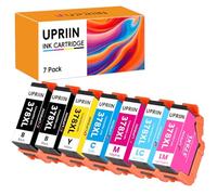 UPRIIN 378XL Ink Cartridges Compatible for Epson 378XL Ink Cartridges Multipack for Epson XP-8700 Printer ink XP-8500 Printer ink XP-8505 / XP-8600 / XP-8605 7-Pack