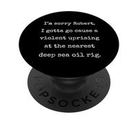 Uprising At The Nearest Deep Sea Oil Rig - Funny Marcus VR PopSockets Adhesive PopGrip