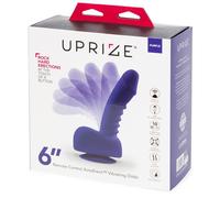 Uprize Vibrating Rock Hard Erection 6 Inch Dildo Sex Toy