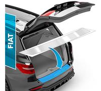 uProtect Car Bumper Protector Full Set for Fiat 500e 332 I 2020-2025 - Rear Bumper guards for cars, anti scratch, Paint Protector For Sill Lip - Transparent Glossy