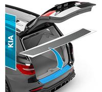uProtect Car Bumper Protector Full Set for Kia Niro 1 (I) DE I 2016-2019 - Rear Bumper guards for cars, anti scratch, Paint Protector For Sill Lip - Carbon Black