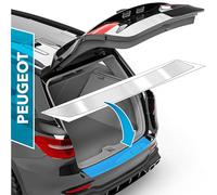uProtect Car Bumper Protector Full Set for Peugeot Traveller V I 2016-2025 - Rear Bumper guards for cars, anti scratch, Paint Protector For Sill Lip - Transparent Glossy