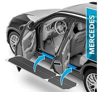 uProtect Car Door Sill Protectors for Mercedes Benz Citan W420 I 2021-2025 - Paint Protection Film for Car Kick Plates Panel Covers Carbon