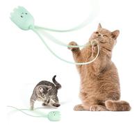 UPROZIL Interactive Cat Toys for Indoor Cats,Automatic Cat Toys for Indoor Cats Adult with Lifelike Prey's Irregular Moving Tail,Electric Rechargeable Cat Toy for Self-Amusement