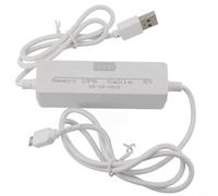 UPS Backup Battery 5V Uninterruptible Power Supply for Security Camera, 800mAh/1200mAh/1800mAh Models, Compact DC 5V 1A Output, Automatic Switching, White(1800 mAh)