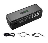 UPS Battery Backup - 10400Mah Router Power Pack, Compact Security Camera Batterys, Long Lasting Rechargeable Unit | Portable Backup Battery Supply For Attendance Machine Home Office