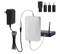 UPS Battery Backup 15000mAh, Home DC 12V/2A Router Uninterruptible Power Supply for LED Light Strip, CCTV Camera, Router and More, UPS Battery Backup & Surge Protector with Multiple DC interfaces