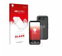 upscreen Glass Film compatible with Doro Aurora A10 | (Front+Camera) Clear Screen Protection Made in Germany 9H Glass Protection Scratch Resistant High Clarity