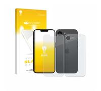 upscreen Matte Screen Protector Glass Film compatible with Apple iPhone 17e (Front+Back) - Anti-Glare, Anti-Fingerprint, 9H Glass Protection