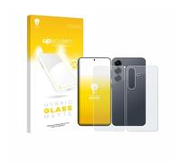 upscreen Matte Screen Protector Glass Film compatible with Samsung Galaxy S25 (Front+Back) - Anti-Glare, Anti-Fingerprint, 9H Glass Protection