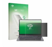 upscreen Privacy Screen Protector compatible with Acer Chromebook Plus 514 | Anti-Spy Screen Protection Made in Germany Protection-Film Blue Light Filter Clear
