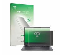 upscreen Privacy Screen Protector compatible with Acer TravelMate P2 TMP214 | Anti-Spy Screen Protection Made in Germany Protection-Film Blue Light Filter Clear