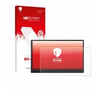 upscreen Screen Protector Film compatible with ASUS ZenScreen MB166C - 9H Glass Protection, Extreme Scratch Resistant