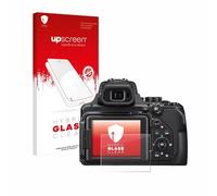 upscreen Screen Protector Film compatible with Nikon Coolpix P1000 / P1100-9H Glass Protection, Extreme Scratch Resistant