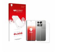 upscreen Screen Protector Film compatible with Xiaomi 15T (Front+Back) - 9H Glass Protection, Extreme Scratch Resistant
