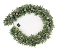 UPSEA 9ft Christmas Garland with Lights - 270cm LED Pre-Lit Rattan Vine, 8 Lighting Modes, for Xmas Tree, Fireplace, Stairs, Door, Indoor & Outdoor Holiday Decorations