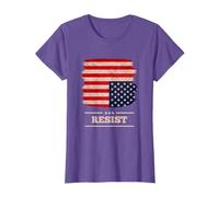 Upside Down American Flag Resist Patriotic 4th July T-Shirt