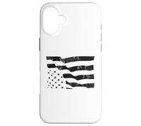 Upside Down American Flag SOS Distress Case for iPhone 16 Plus