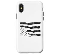 Upside Down American Flag SOS Distress Case for iPhone X/XS