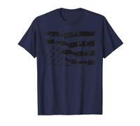 Upside Down American Flag SOS Distress T-Shirt
