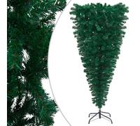 Upside-Down Artificial Christmas Tree with Stand - Green 240cm (8ft)