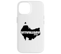 Upside down Australian Map Case for iPhone 14
