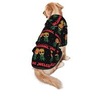 Upside Down Pineapple Dog Costumes Puppy Hoodies Pullover Sweatshirt Winter Coat Pet Clothes For Small Dogs Cats L