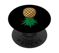 Upside Down Pineapple for Swingers and Swinger Couples PopSockets Adhesive PopGrip