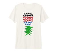 Upside Down Pineapple Swinger Polyamorous Polyamory Flag Premium T-Shirt