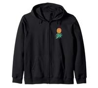Upside Down Pineapple Swinging Swingers Zip Hoodie