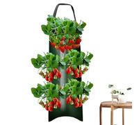 Upside Down Tomato Planter Vertical Planter for Outdoor Plants Garden Hanging Tomato Strawberry Planting Growth Bag Foldable Durable Growing Bag for Vegetables Flowers Herbs Growing Planter