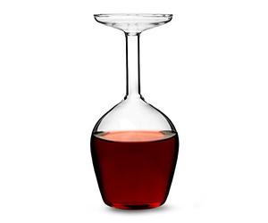 Upside Down Wine Glass 13.2oz / 375ml - Novelty Wine Glass Gift